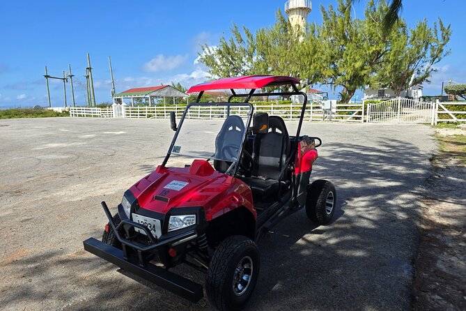 2 Seater Side by Side Guided Adventure Tour in Grand Turk - Grand Turk Lighthouse and the ocean view