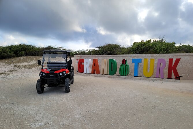 4Seater UTV Golf Cart in Grand Turk - Sun, rain, and comfort on the road