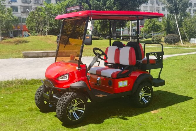 4Seater UTV Golf Cart in Grand Turk - What you get in the four-seat UTV