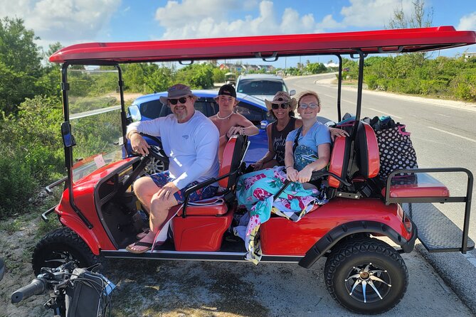 6-Seater Golf Cart: Grand Turk - A practical island route for your 10-hour rental