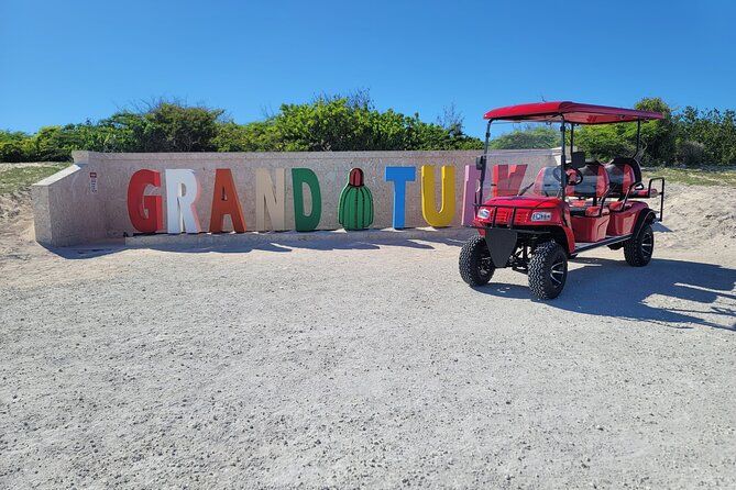 6-Seater Golf Cart: Grand Turk - Walking from the cruise terminal to pickup