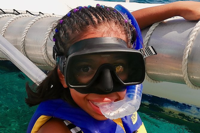 7 Hour Private Catamaran Sail, Snorkel and Beach BBQ Grace Bay, Providenciales - Half Moon Bay and the sandbar lagoon