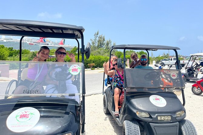 BMC Rentals -Golf Carts & Jeep Wrangler in Grand Turks - Finding the rental outside the cruise terminal