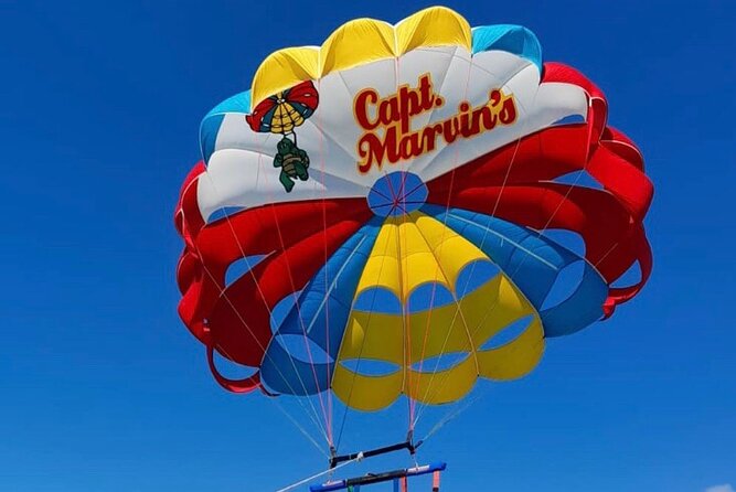 Capt Marvin Watersports / Parasail - Private Tour - A private boat, not a shared beach queue