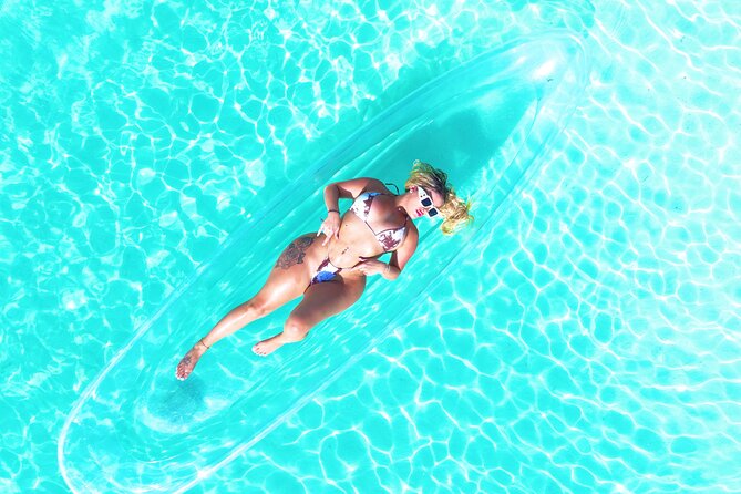 Clear Kayak Drone Photography - Key points about this clear kayak photo session