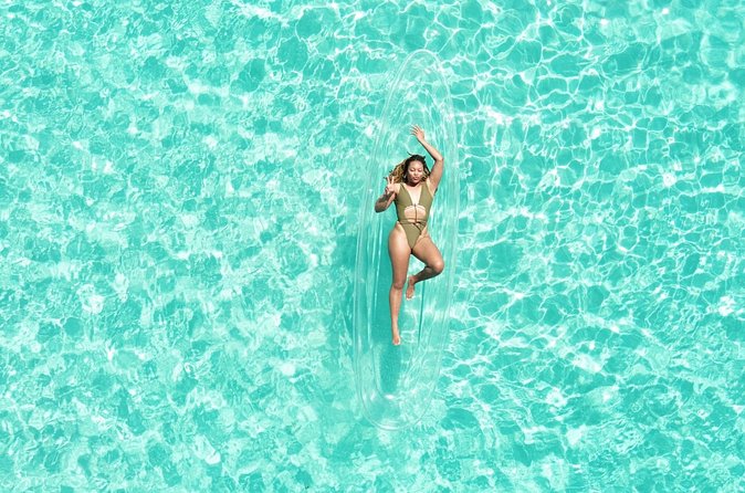 Clear Kayak Drone Photoshoot and Video in Grand Turk - What the drone adds to your vacation photos
