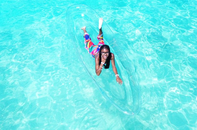 Clear Kayak Drone Photoshoot in Grand Turk, Turks and Caicos - Sun, glare, and photo quality