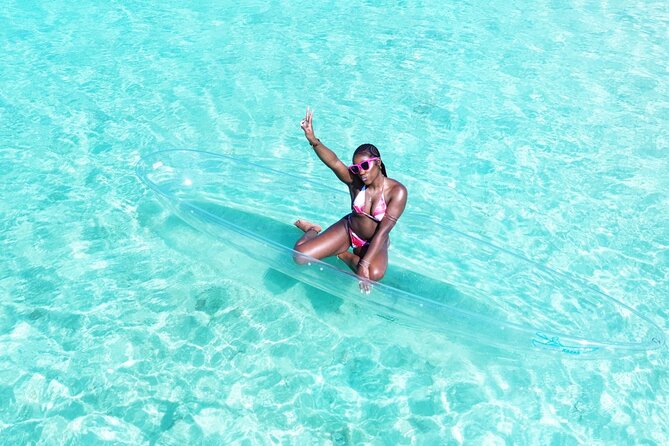 Clear Kayak Drone Photoshoot in Grand Turk, Turks and Caicos - Who will enjoy this most?
