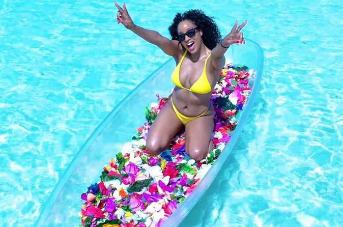 Clear Kayak Flower Girl Photoshoot in Turks and Caicos Islands - Why the drone angle matters for your photos