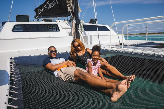 Deluxe Half-Day Snorkel Sail on Lady Grace Luxury Catamaran - The island beach stop after the reef