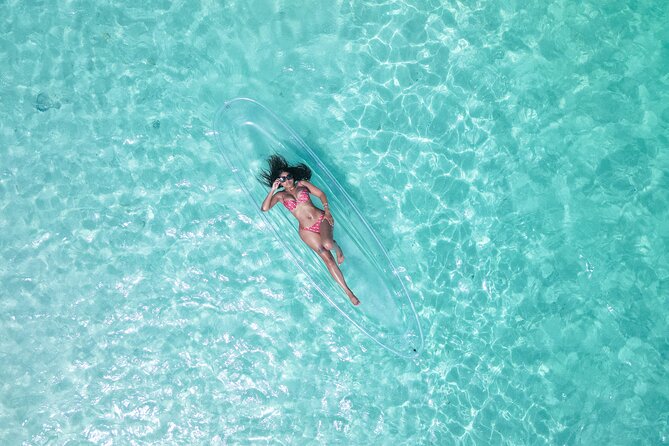 Exclusive Aerial Reflection: Solo Clear Kayak in Turks and Caicos - What the Drone Adds to the Experience