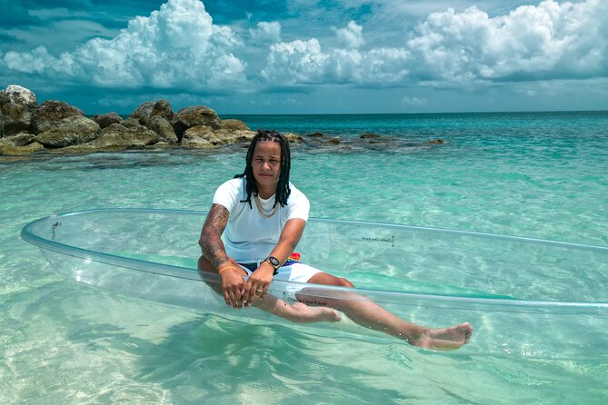 Exclusive Aerial Reflection: Solo Clear Kayak in Turks and Caicos - Rum Punch, Water, and What to Pack
