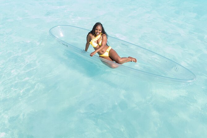 Exclusive Aerial Reflection: Solo Clear Kayak in Turks and Caicos - Is $150 a Fair Price?