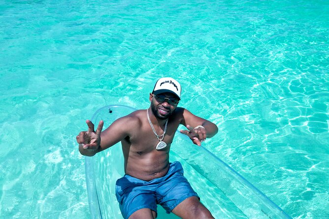 Exclusive Aerial Reflection: Solo Clear Kayak in Turks and Caicos - Who Will Like This Most