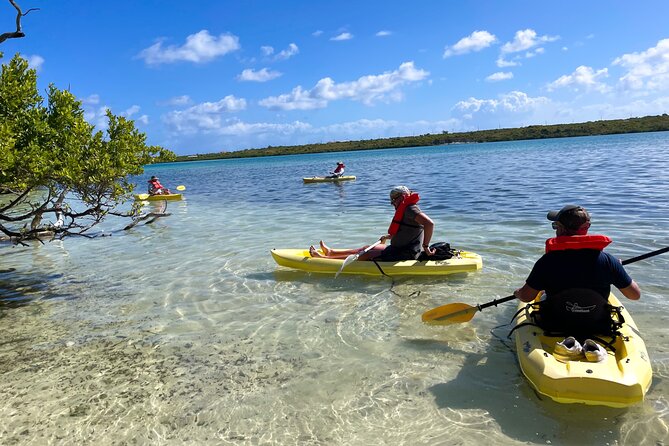 Full Day Clear Kayak Rental Grand Turk - North Creek and the Calm-Water Setting