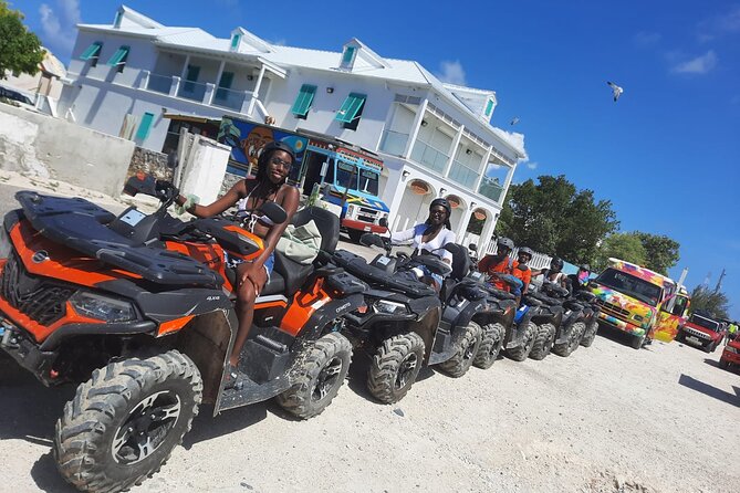 GRAND TURK: Luxury ATV Adventure Tour - Getting comfortable on the CFMoto ATVs