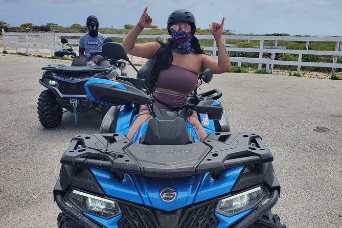 GRAND TURK: Luxury ATV Adventure Tour - Front Street and the first town stop
