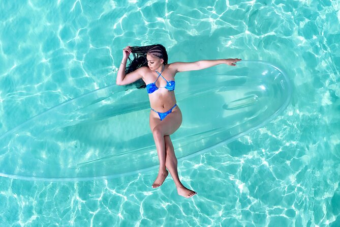 Instagram-Ready Clear Kayak Drone Photoshoot, Turks & Caicos - The 30-Minute Clear Kayak Session