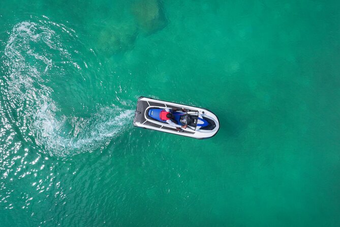 Jet Ski Adventure in Crystal Waters of Turks and Caicos - Learning the Yamaha jet ski before open water