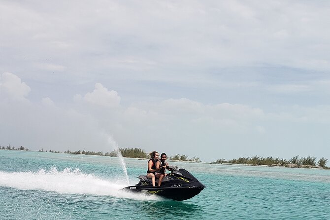 Jet Ski Shipwreck and Private Island Excursion - Getting comfortable on the jet ski