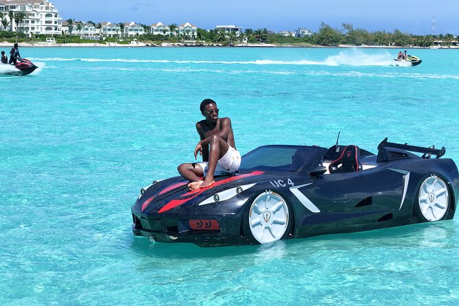 JetCar Drone Photo Video Shoot experience in Turks Caicos - Check-In at Long Bay Beach
