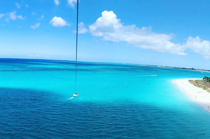 Key to the Sea Parasailing- Private Charter - The view over Grace Bay and the reef
