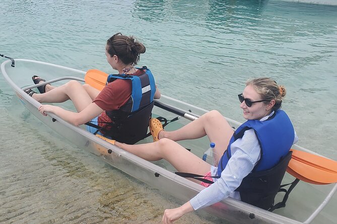 Mangrove Cay And Iguana Island Venture In Turks And Caicos Island - The Marine Life You May See Below The Clear Kayak