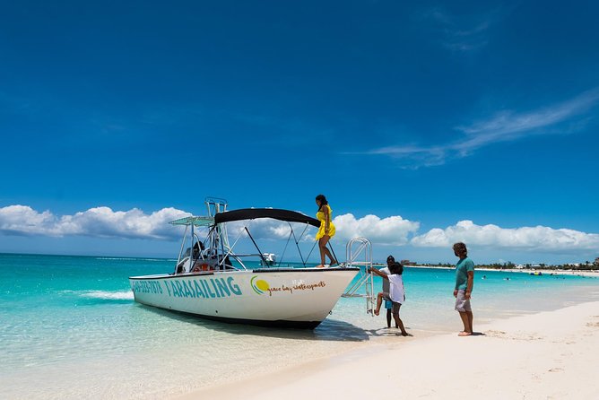 Parasailing Adventure from Providenciales in Turks and Caicos - What the boat ride and safety briefing are like