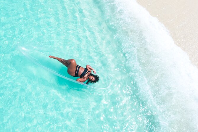 Premium Clear Kayak Shoot Grand Turk Island - The drone angle is the main attraction