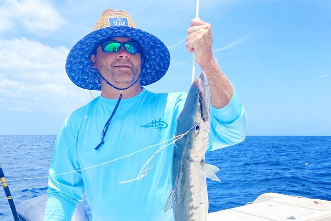 Private 1/2 Day Afternoon Snorkel / Cruise on "Shady Grady" - Fishing from the anchored boat