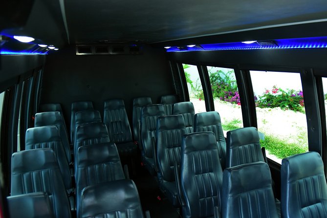 Private 15 Passenger Bus ( One Way ) - Meeting at Hotel La Vista Azul in Turtle Cove