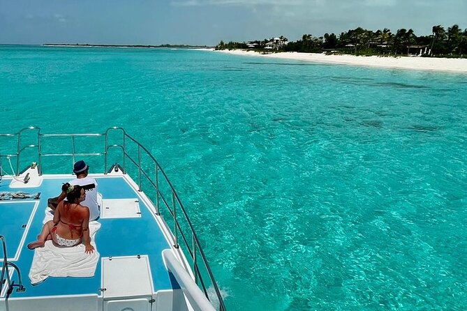 Private 4-Hour Catamaran Tour from Providenciales in Turks and Caicos - The catamaran setting and group size