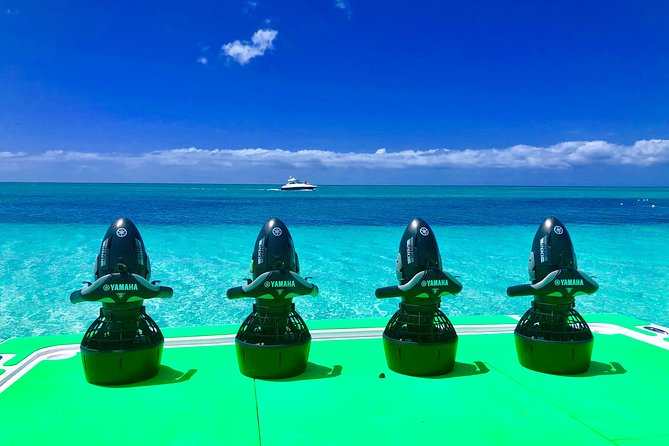 Private 4hr Parasail - Snorkel & Water-Sports Adventure, Turks and Caicos - Trying the Subwing towable