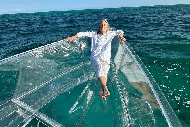 Private Clear Boat experience in Grace Bay - Who will get the most from this outing