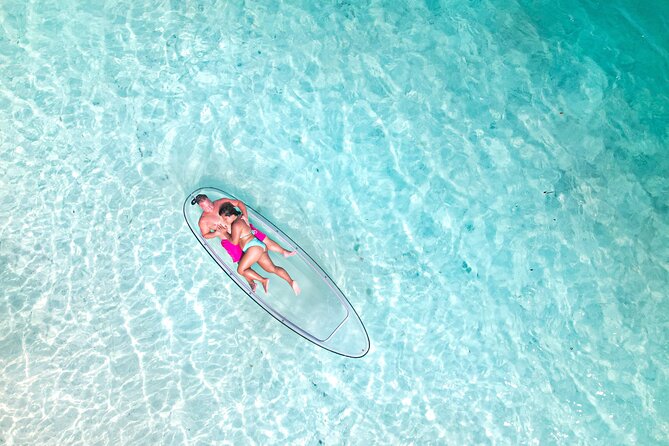 Romantic Clear Kayak Drone Photoshoot for Couples Turks & Caicos - How the photographer guides your poses