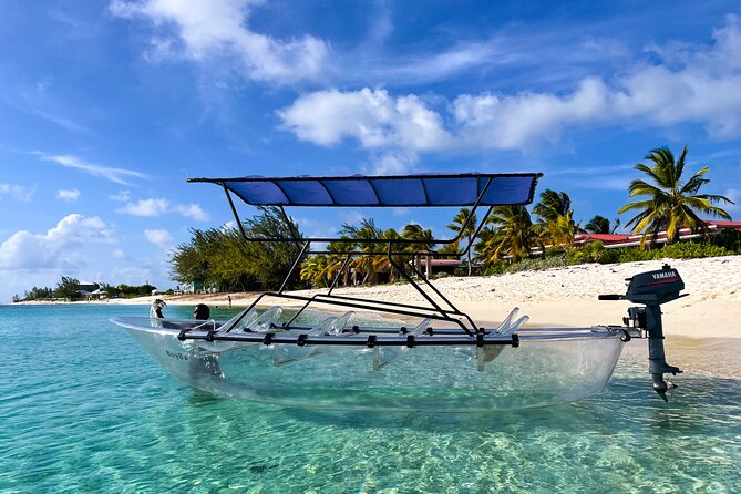 Sip & Sea Mangrove Glass Boat Tour Grand Turk Island - Why the clear boat changes the North Creek experience