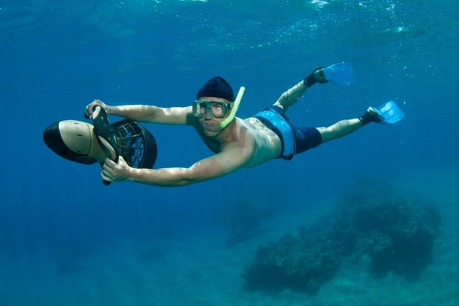 Snorkeling with Sea Scooters and Sea Adventure - Offshore - Entering From the Shore at the Reef System