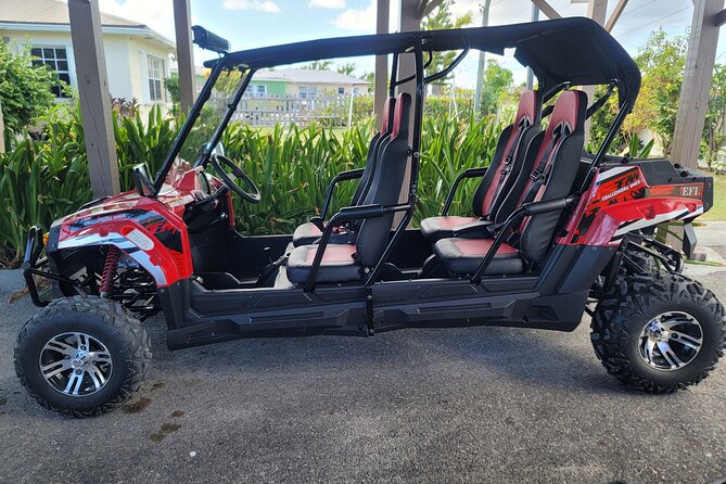 Trail Master UTV, 4 Seater - Grand Turk - Meeting Daniel outside the cruise port