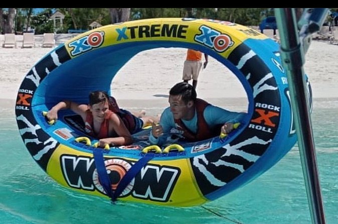 Wow Extreme Tube on Gracebay Beach Turks and Caicos Islands - Grace Bay shoreline views from the water